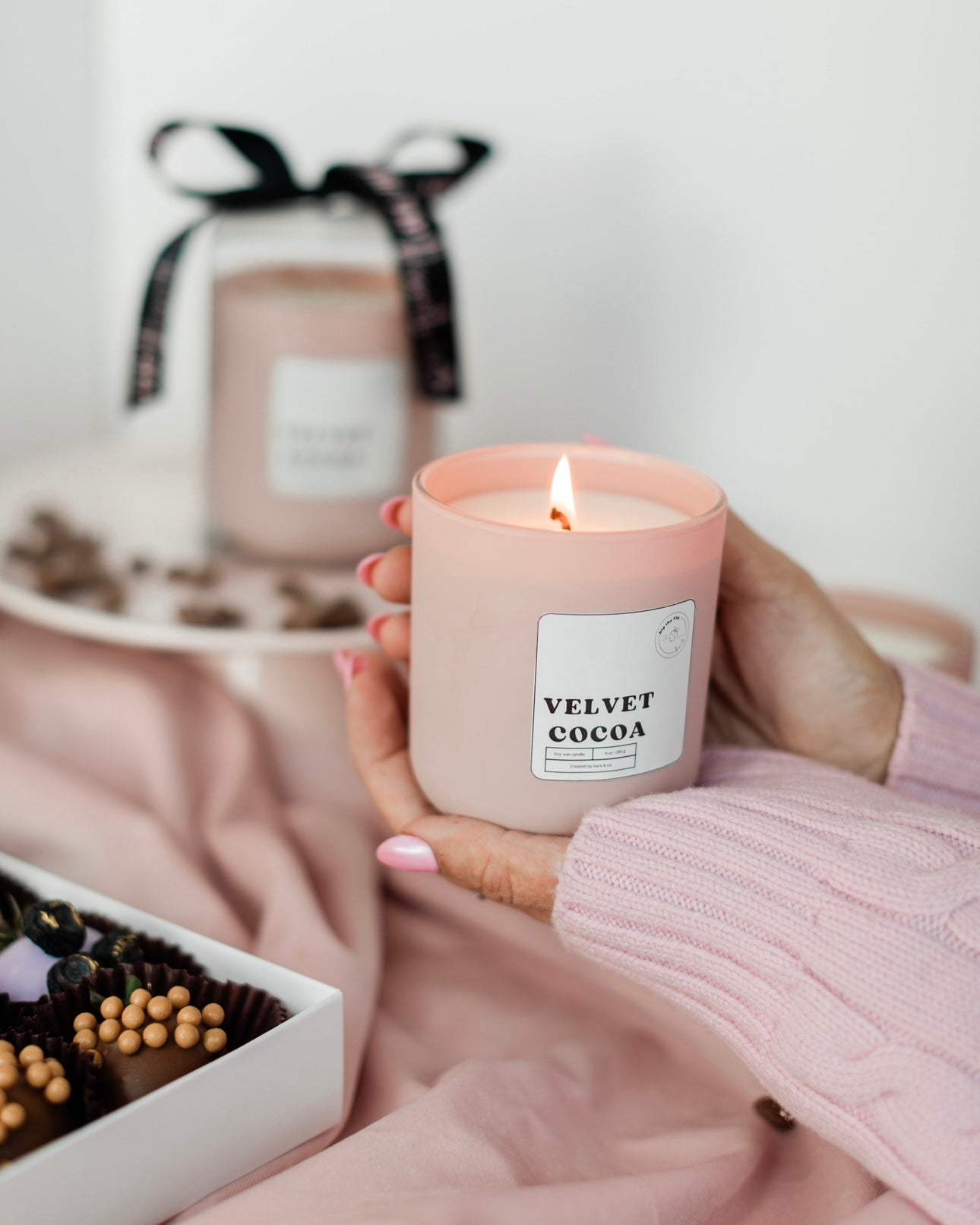 Velvet Cocoa - Chocolate Scented Candle